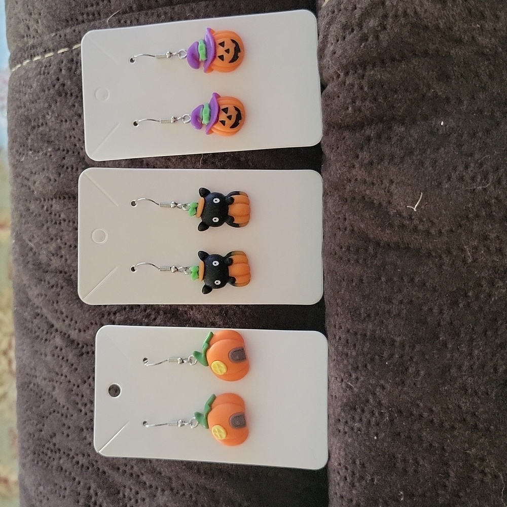 Halloween earrings for little girls